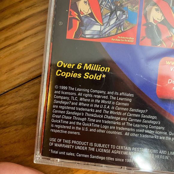 CARMEN SANDIEGO THINK QUICK CHALLENGE 1999.‎ Windows 95/98 - Picture 7 of 9